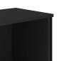 Preview: Bücherregal Schwarz 50x31x169 cm Holzwerkstoff