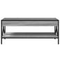 Preview: Couchtisch mit Infinity-LED Grau Sonoma 90x50x38 cm