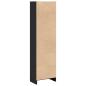 Preview: Bücherregal Schwarz 40x24x143 cm Holzwerkstoff