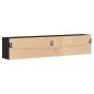 Preview: TV-Wandschrank mit LED Schwarz 180x31x38 cm