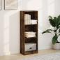 Preview: Bücherregal Räuchereiche 40x24x109 cm Holzwerkstoff