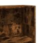 Preview: Bücherregal Räuchereiche 40x24x109 cm Holzwerkstoff