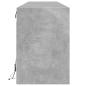 Preview: TV-Wandschrank mit LED Betongrau 180x31x45 cm