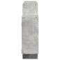 Preview: Wandregal Betongrau 159x18x65 cm Holzwerkstoff