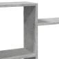Preview: Wandregal Betongrau 159x18x65 cm Holzwerkstoff