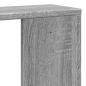 Preview: Wandregal Grau Sonoma 100x15x70 cm Holzwerkstoff