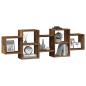 Preview: Wandregal Altholz-Optik 129x18x42 cm Holzwerkstoff
