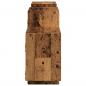 Preview: Wandregal Altholz-Optik 129x18x42 cm Holzwerkstoff