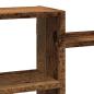 Preview: Wandregal Altholz-Optik 129x18x42 cm Holzwerkstoff