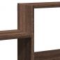 Preview: Wandregal Braun Eichen-Optik 96x18x60 cm Holzwerkstoff
