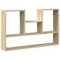 Preview: Wandregal Sonoma-Eiche 99x15x60 cm Holzwerkstoff