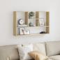 Preview: Wandregal Sonoma-Eiche 99x15x60 cm Holzwerkstoff