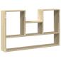 Preview: Wandregal Sonoma-Eiche 99x15x60 cm Holzwerkstoff