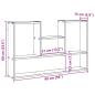 Preview: Wandregal Sonoma-Eiche 99x15x60 cm Holzwerkstoff