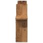Preview: Wandregale 2 Stk. Altholz-Optik 38x12x38 cm Holzwerkstoff