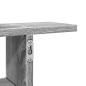 Preview: Wandregale 2 Stk. Grau Sonoma 38x12x38 cm Holzwerkstoff