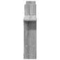 Preview: Wandregale 2 Stk. Grau Sonoma 50x12x50 cm Holzwerkstoff