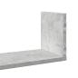 Preview: Wandregale 3 Stk. Betongrau 58x18x18 cm Holzwerkstoff
