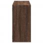 Preview: Wandregal Braun Eichen-Optik 100x25x50 cm Holzwerkstoff