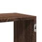 Preview: Wandregal Braun Eichen-Optik 100x25x50 cm Holzwerkstoff