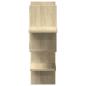 Preview: Wandregal Sonoma-Eiche 124,5x18x60,5 cm Holzwerkstoff