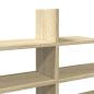Preview: Wandregal Sonoma-Eiche 124,5x18x60,5 cm Holzwerkstoff
