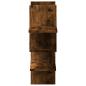 Preview: Wandregal Räuchereiche 124,5x18x60,5 cm Holzwerkstoff