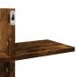Preview: Wandregal Räuchereiche 124,5x18x60,5 cm Holzwerkstoff