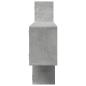 Preview: Wandregal Betongrau 167,5x18x68 cm Holzwerkstoff