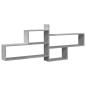 Preview: Wandregal Betongrau 167,5x18x68 cm Holzwerkstoff