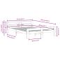 Preview: Massivholzbett ohne Matratze 160x200 cm Kiefernholz