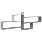 Preview: Wandregal Grau Sonoma 167,5x18x68 cm Holzwerkstoff