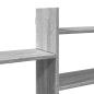 Preview: Wandregal Grau Sonoma 167,5x18x68 cm Holzwerkstoff