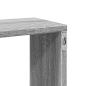 Preview: Wandregal Grau Sonoma 167,5x18x68 cm Holzwerkstoff
