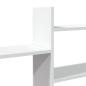 Preview: Wandregal Weiß 167,5x18x68 cm Holzwerkstoff