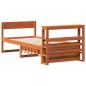 Preview: Massivholzbett ohne Matratze Wachsbraun 90x200 Kiefernholz