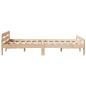 Preview: Massivholzbett ohne Matratze 135x190 cm Kiefernholz