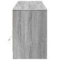 Preview: TV-Schrank mit LED-Beleuchtung Grau Sonoma 180x34x50 cm
