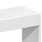 Preview: Highboard Weiß 92x33x140 cm Holzwerkstoff