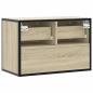 Preview: TV-Schrank Sonoma-Eiche 60x31x39,5 cm Holzwerkstoff und Metall