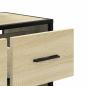 Preview: TV-Schrank Sonoma-Eiche 60x31x39,5 cm Holzwerkstoff und Metall