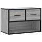 Preview: TV-Schrank Grau Sonoma 60x31x39,5 cm Holzwerkstoff und Metall