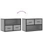 Preview: TV-Schrank Grau Sonoma 60x31x39,5 cm Holzwerkstoff und Metall