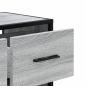 Preview: TV-Schrank Grau Sonoma 60x31x39,5 cm Holzwerkstoff und Metall