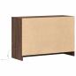 Preview: TV-Schrank mit LED-Beleuchtung Braun Eichen-Optik 91x34x61 cm