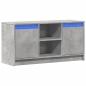 Preview: TV-Schrank mit LED-Beleuchtung Betongrau 100x34x50 cm