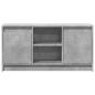 Preview: TV-Schrank mit LED-Beleuchtung Betongrau 100x34x50 cm