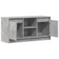 Preview: TV-Schrank mit LED-Beleuchtung Betongrau 100x34x50 cm