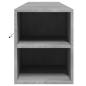 Preview: TV-Wandschrank mit LED-Beleuchtung Betongrau 180x31x39,5 cm