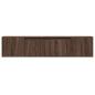 Preview: TV-Wandschrank mit LED-Beleuchtung Braun Eiche 180x31x39,5 cm